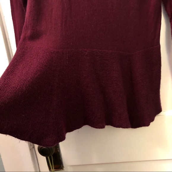 Nanette Lepore Merino peplum sweater - Picture 4 of 5